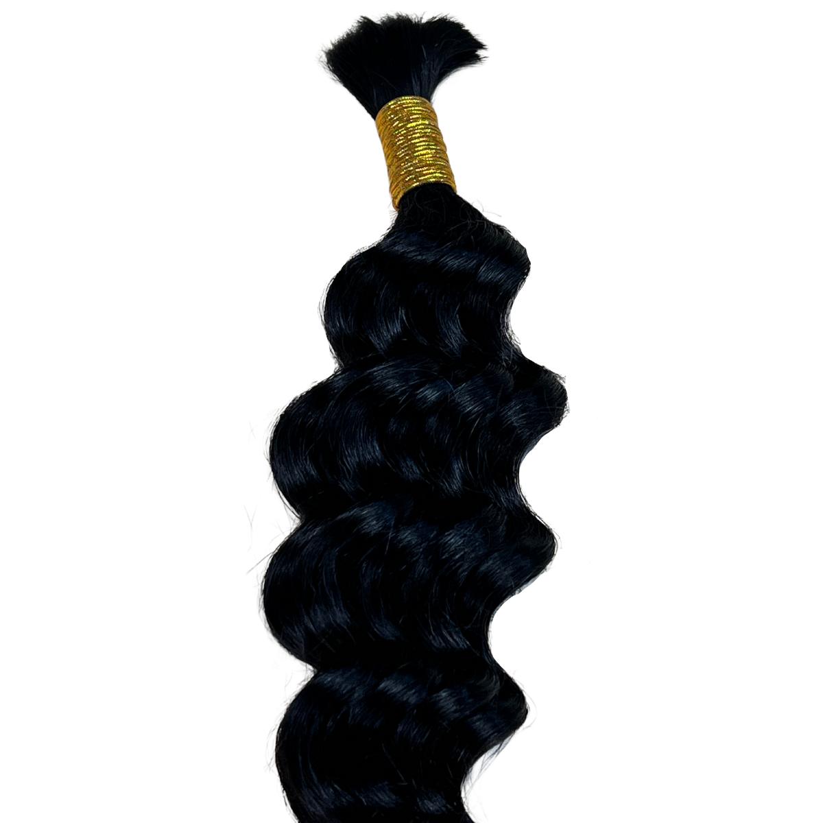 deep wave bulk human hair