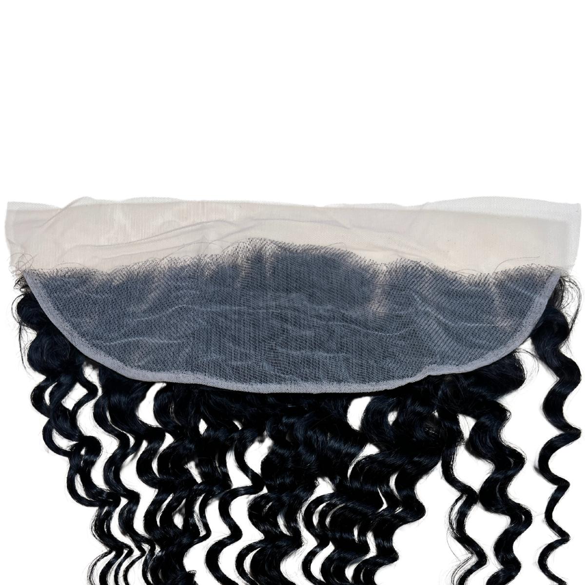 deep wave lace closure human hair