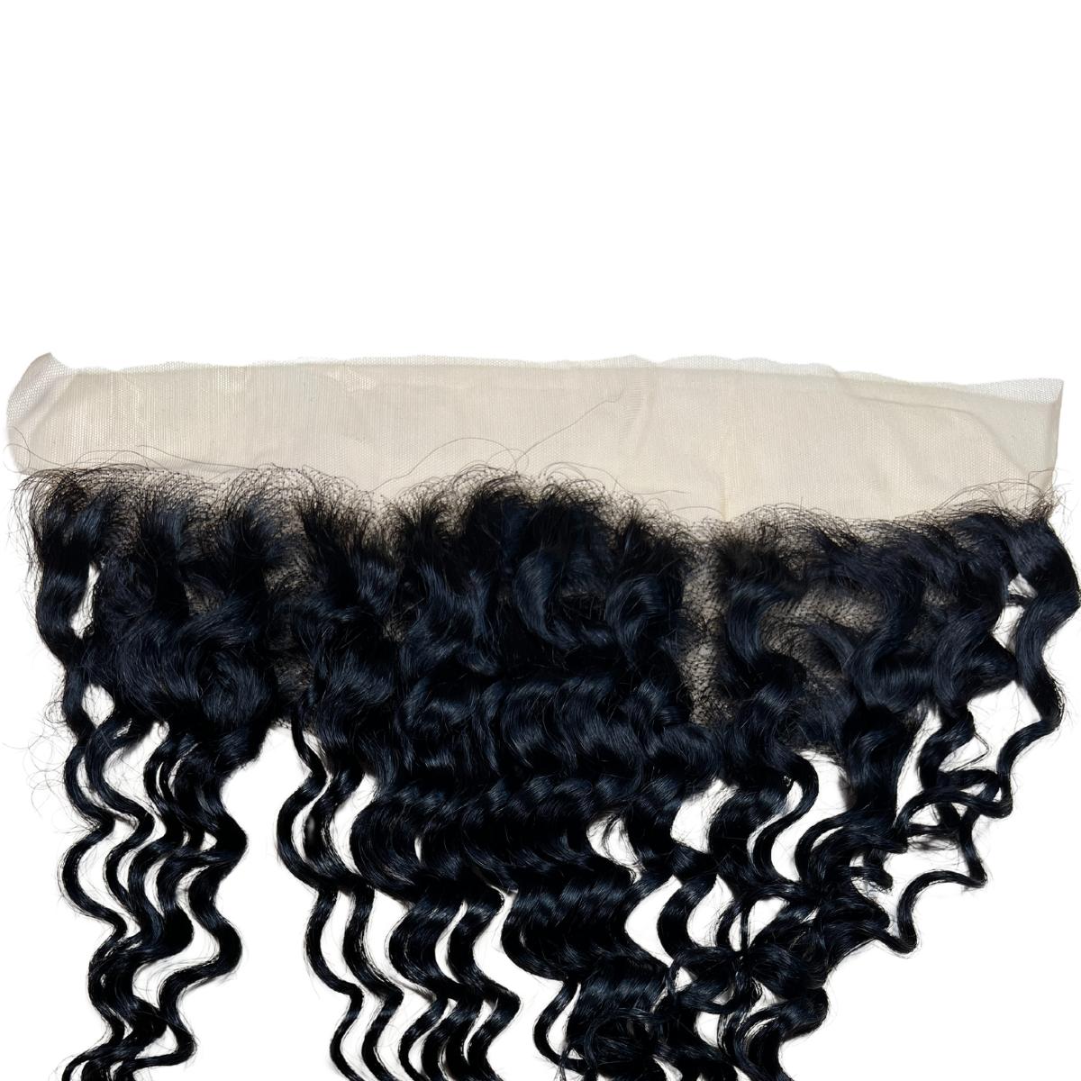 deep wave transparent lace frontal back