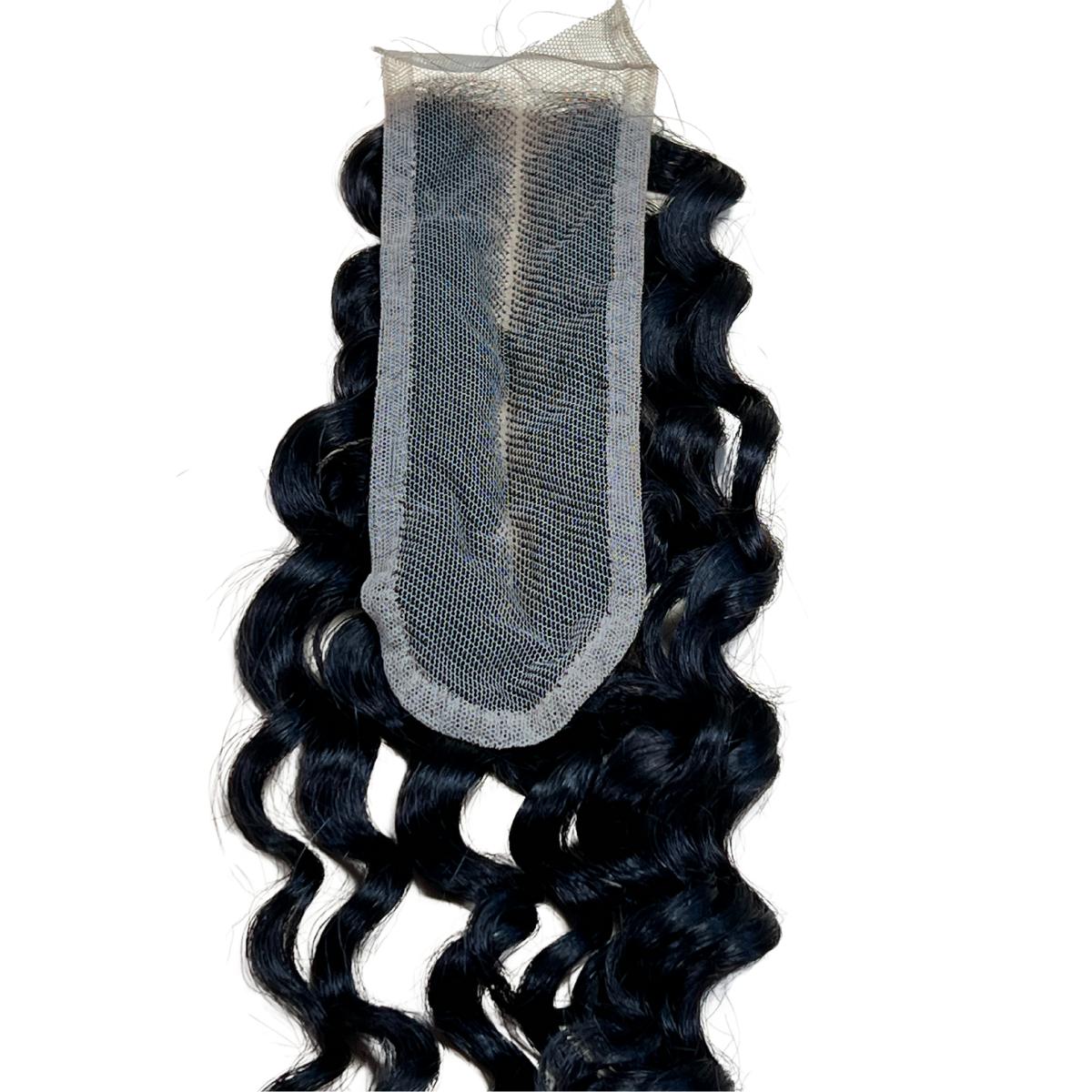 transparent lace deep wave 2x6 lace closure