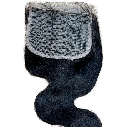 virgin hair body wave transparent 4x4 lace closure