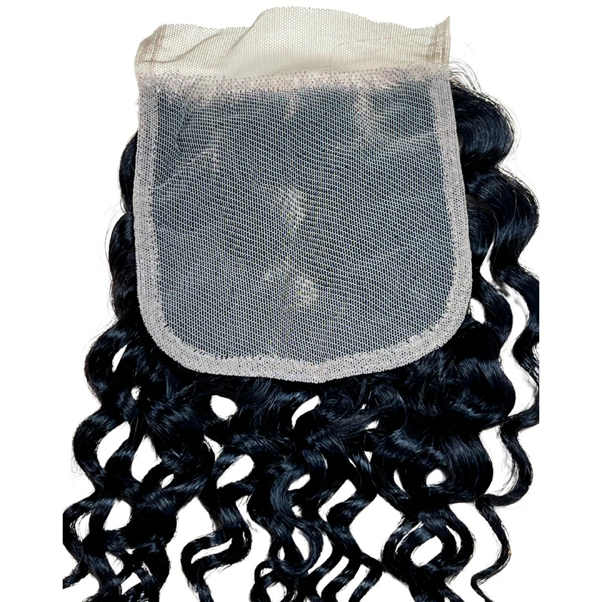 virgin hair kinky curly transparent 4x4 lace frontal